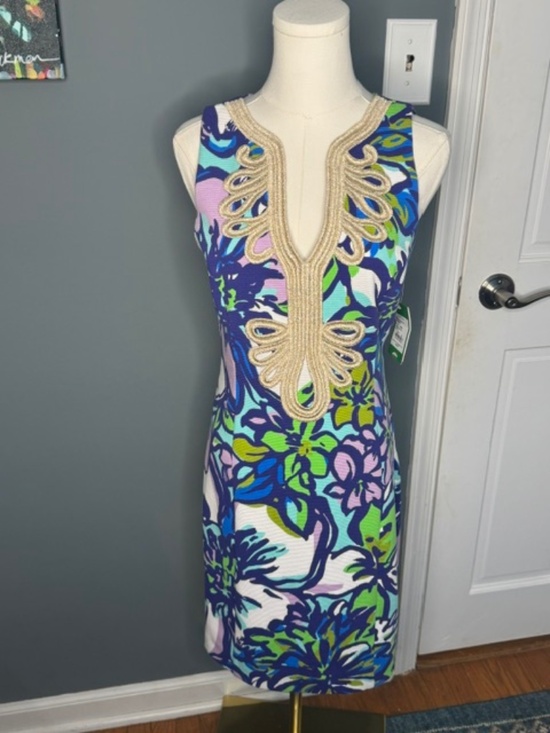Lilly Pulitzer Dresses & Skirts - Lilly Pulitzer NWT Janice Shift Dress - Spectrum Blue Catwalk